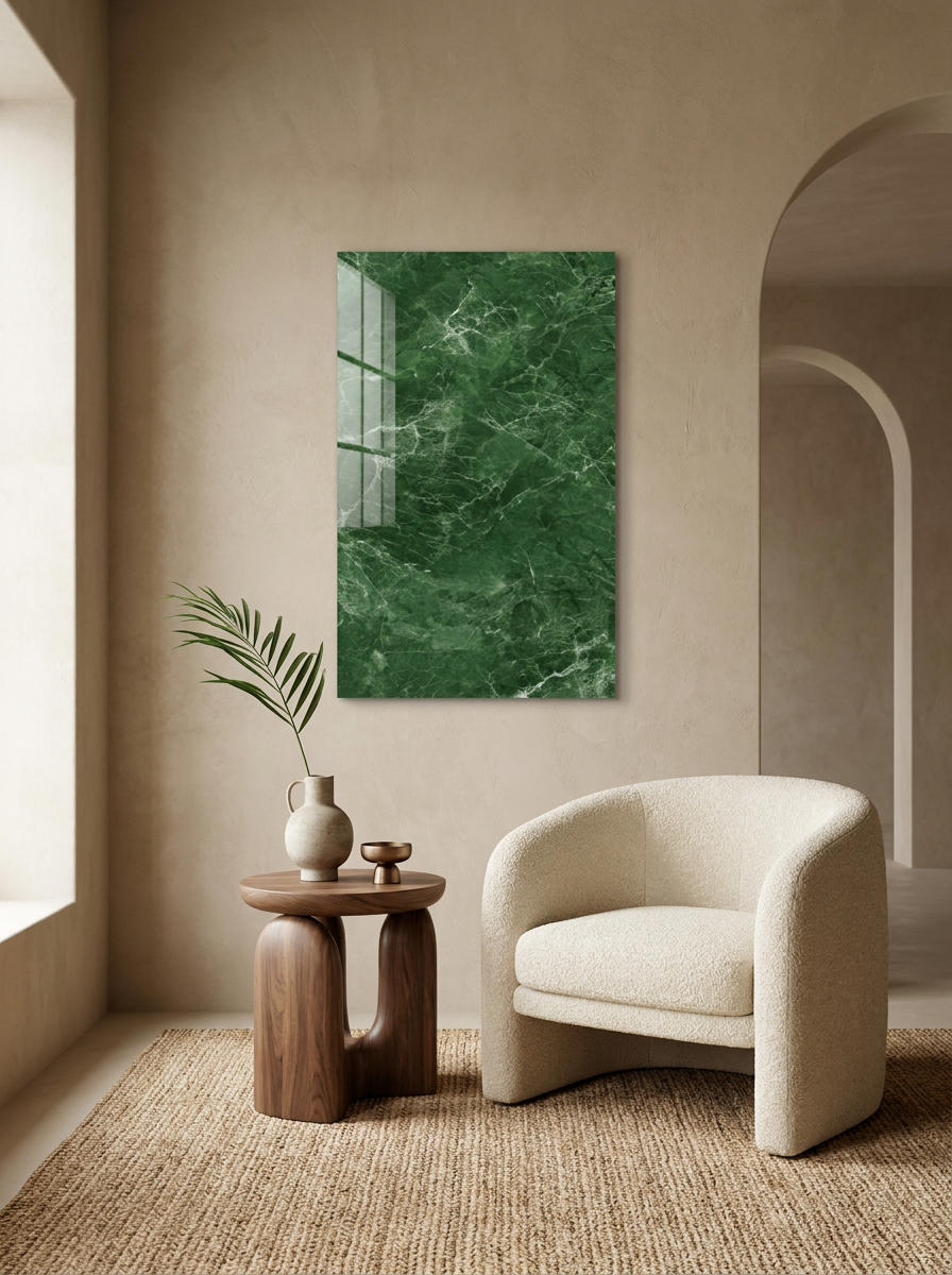 Alpine Emerald | Glass Wall Art