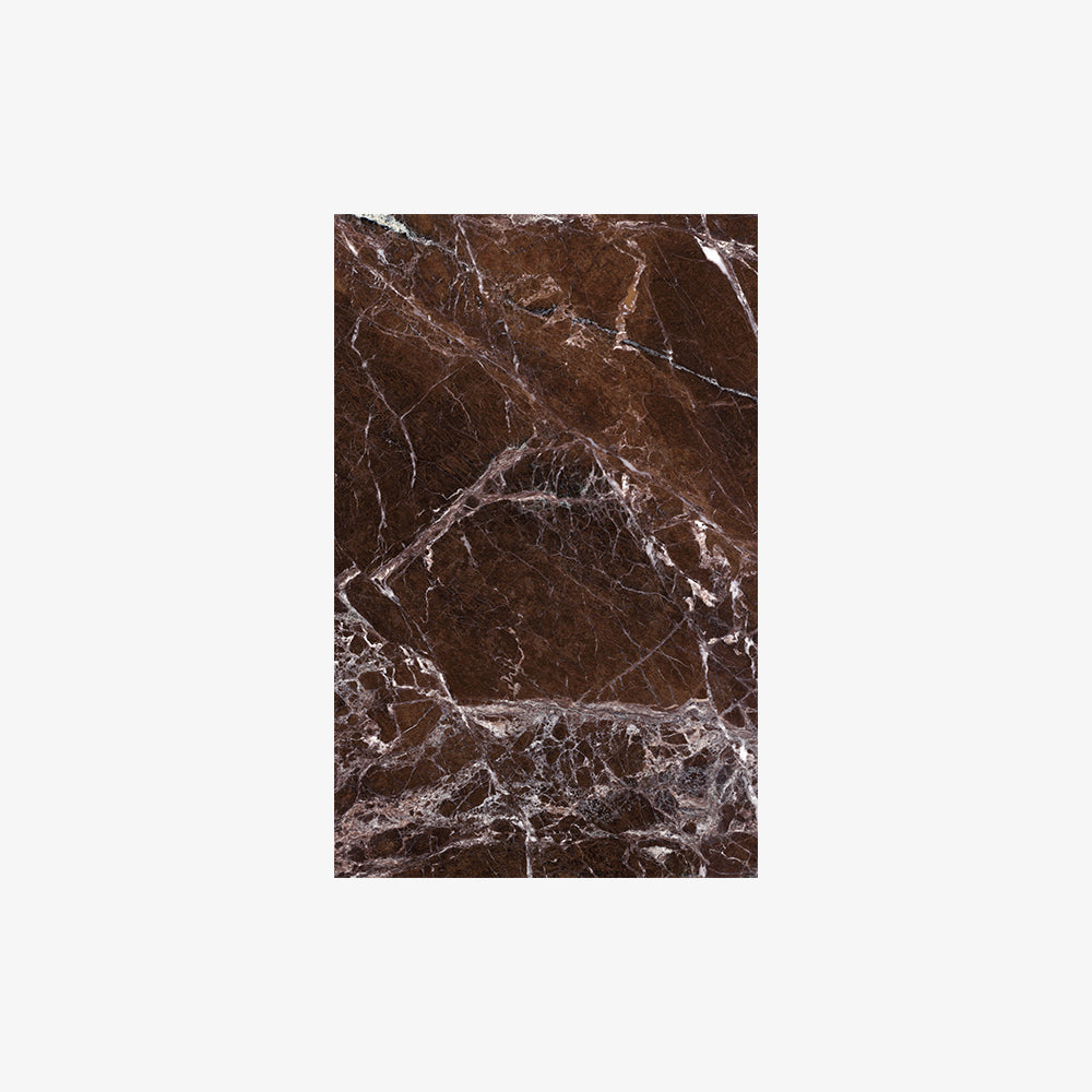 Mocha Veins - Glass Wall Art