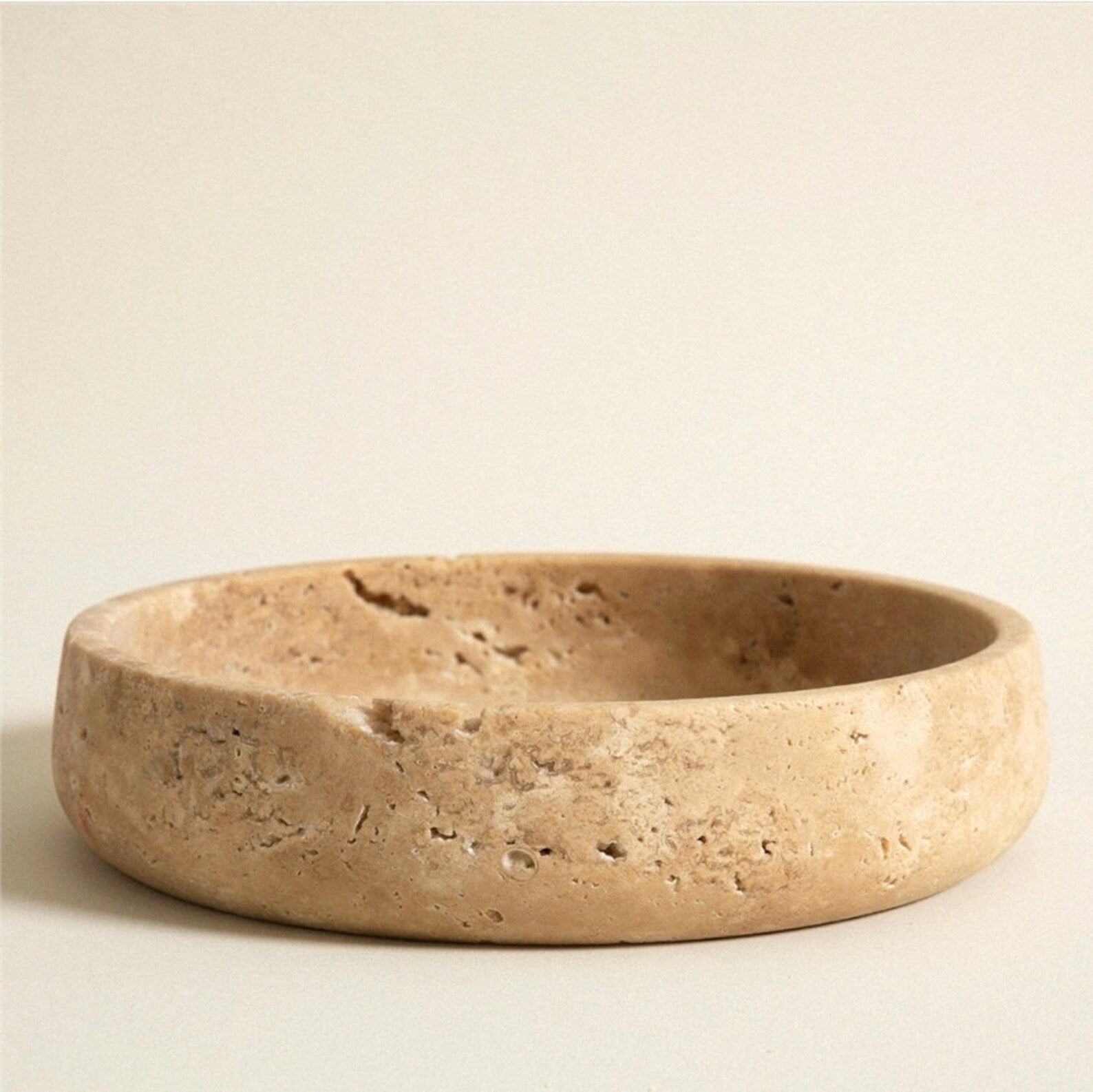 Travertine Stone Bowl