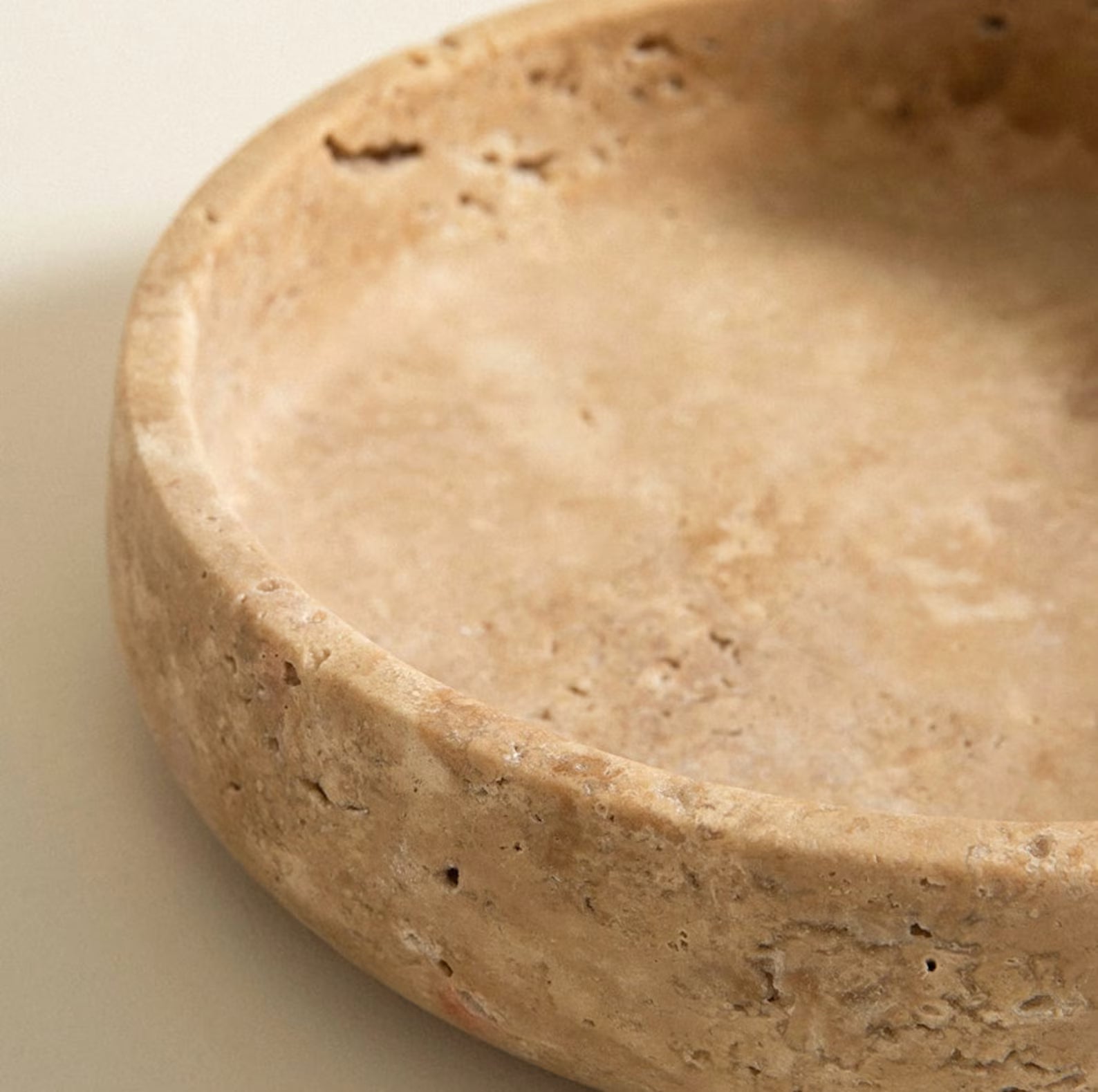 Travertine Stone Bowl