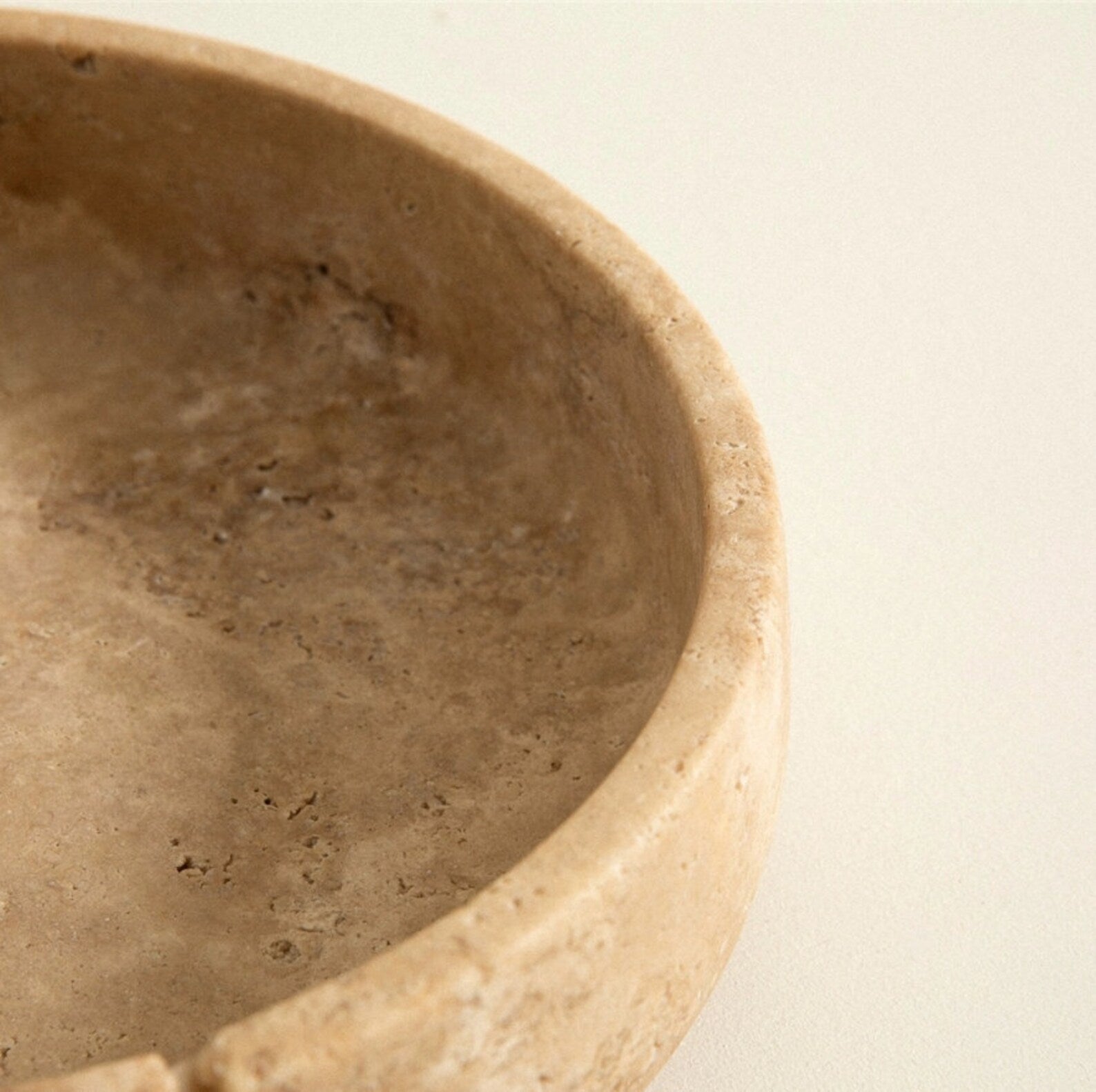 Travertine Stone Bowl