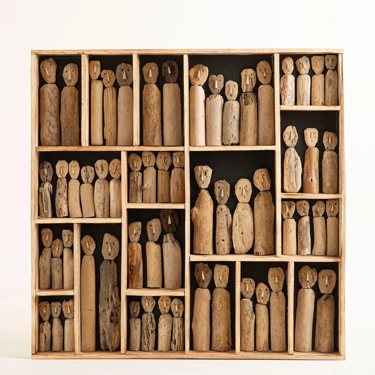 One-of-One Driftwood People Wall Art