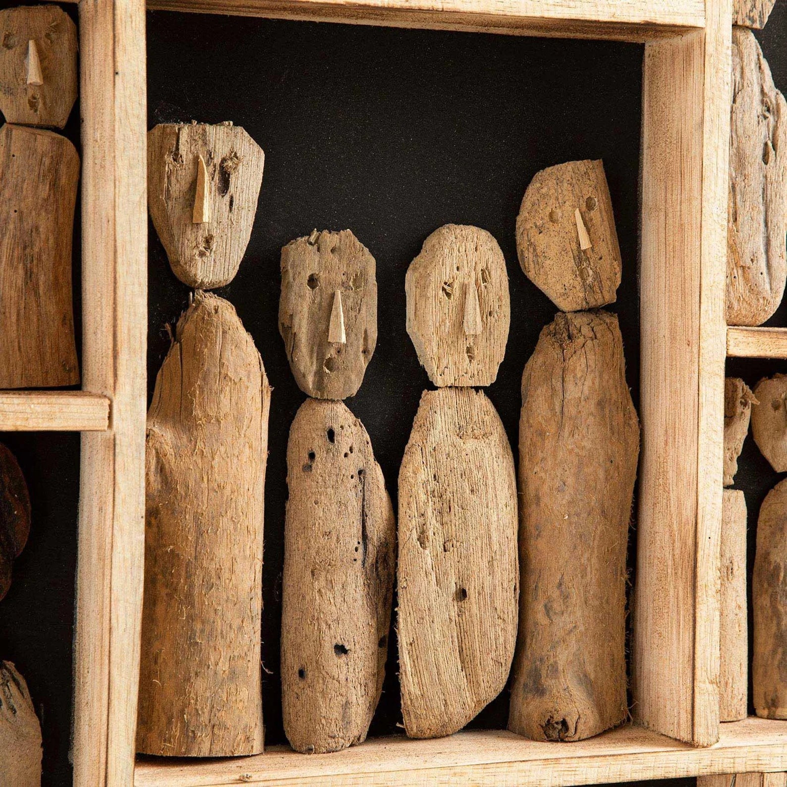 One-of-One Driftwood People Wall Art