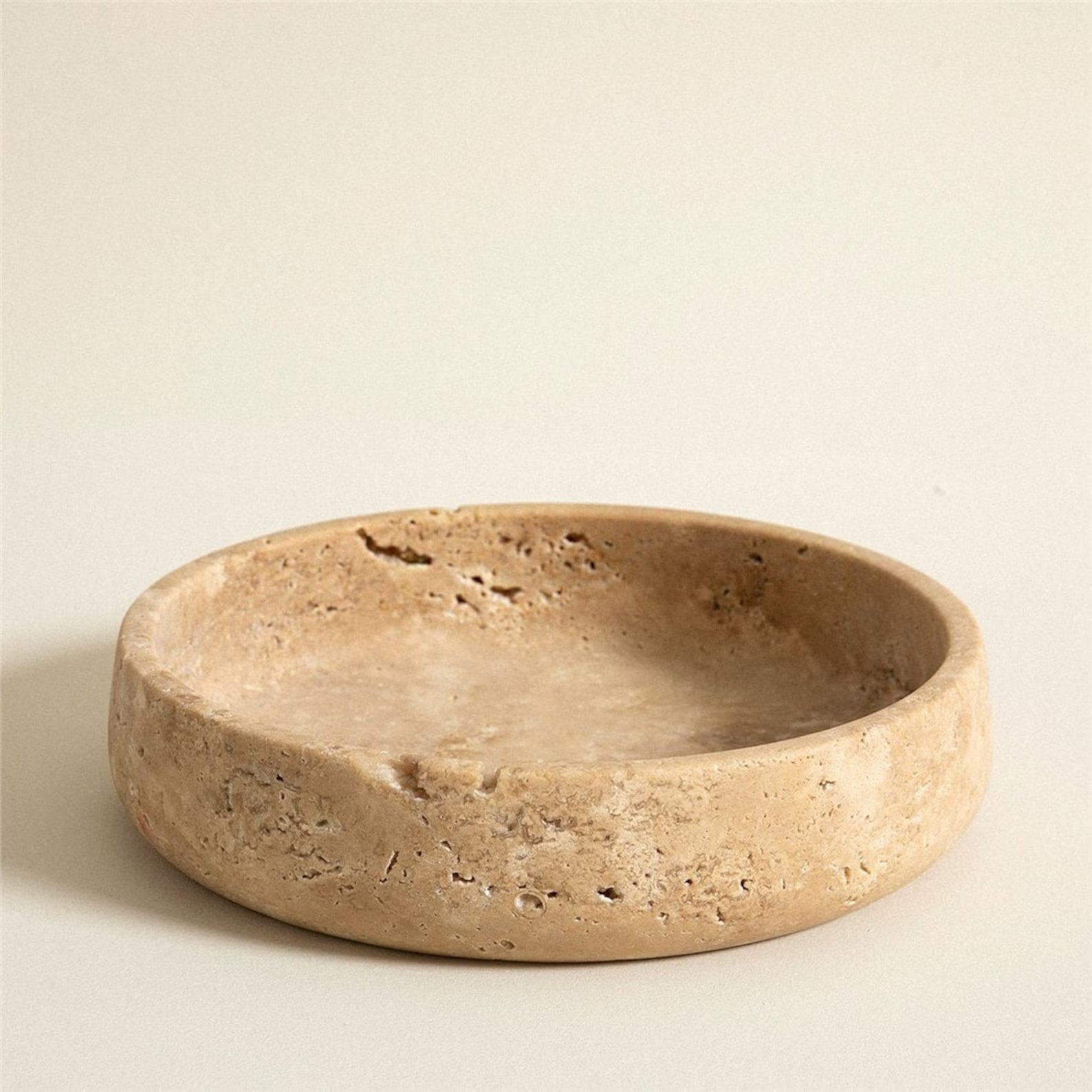 Travertine Stone Bowl