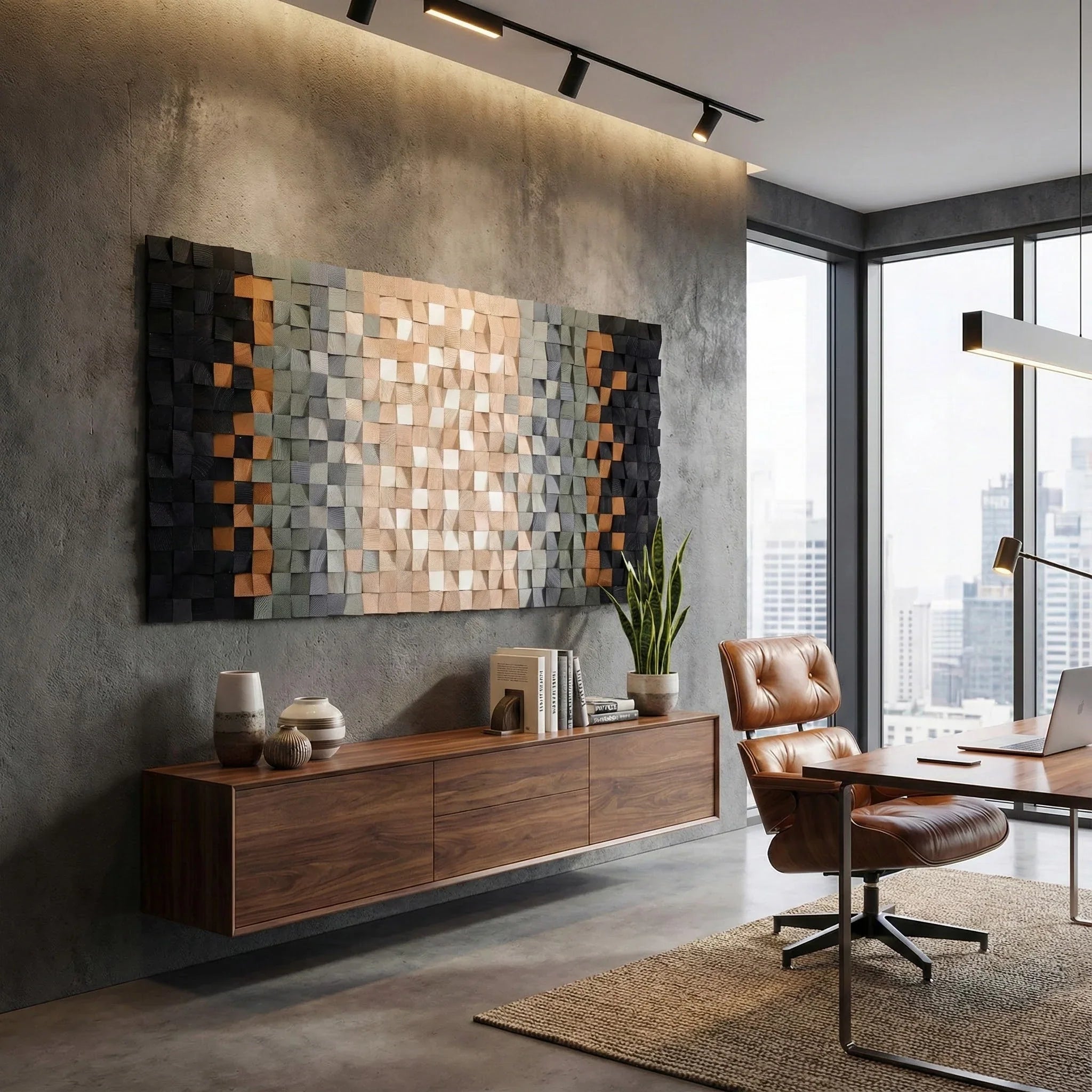 Wood wall sculpture by Artdesigna, Mother Earth design, featuring intricate natural wood art with detailed Earth motif.