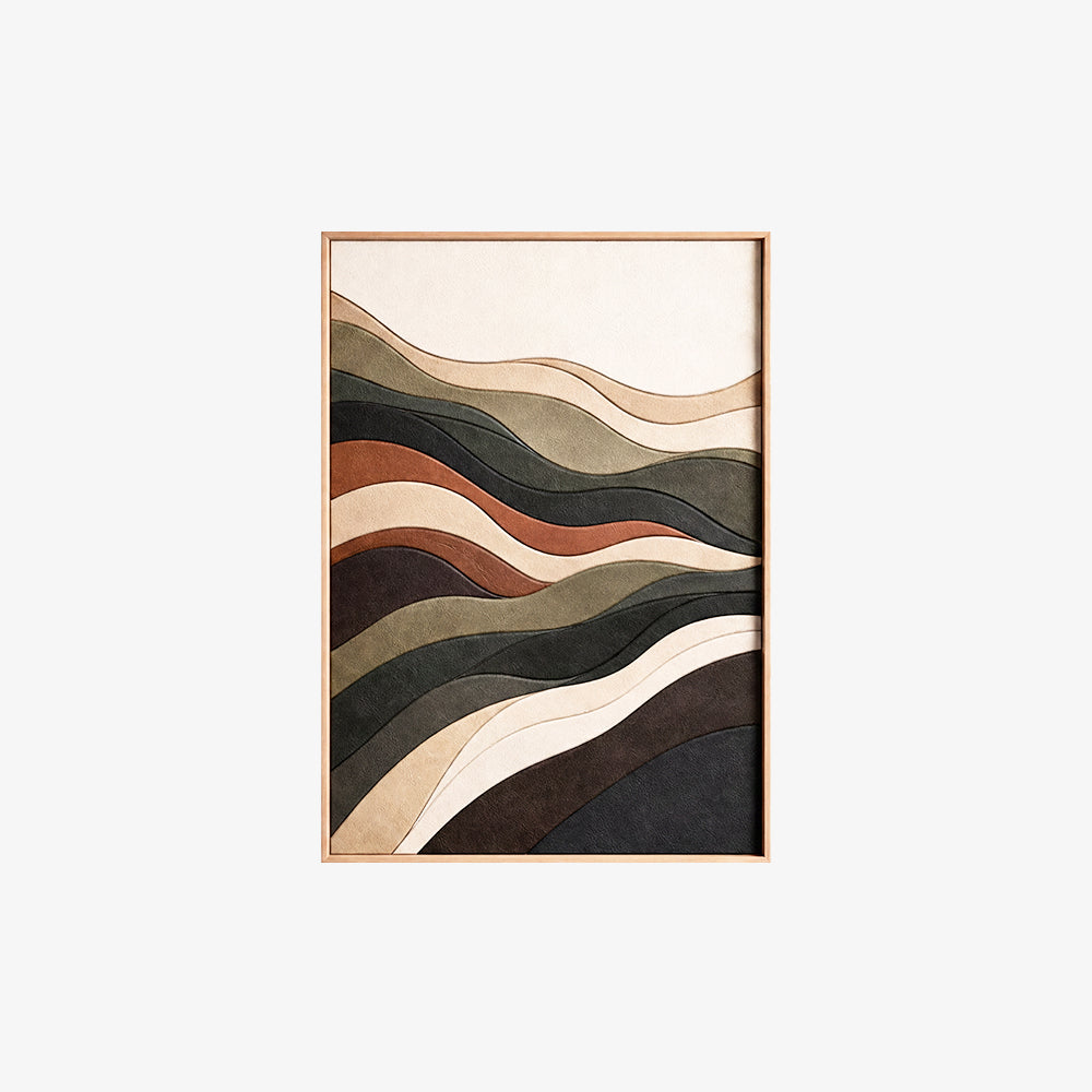 Earth Flow - Leather Art